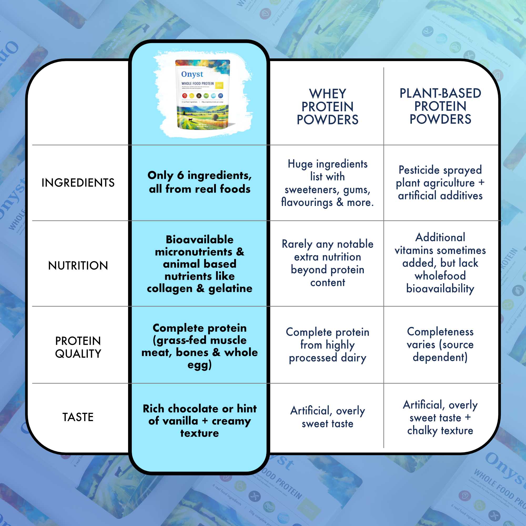 Onyst Whole Food Protein Powder
