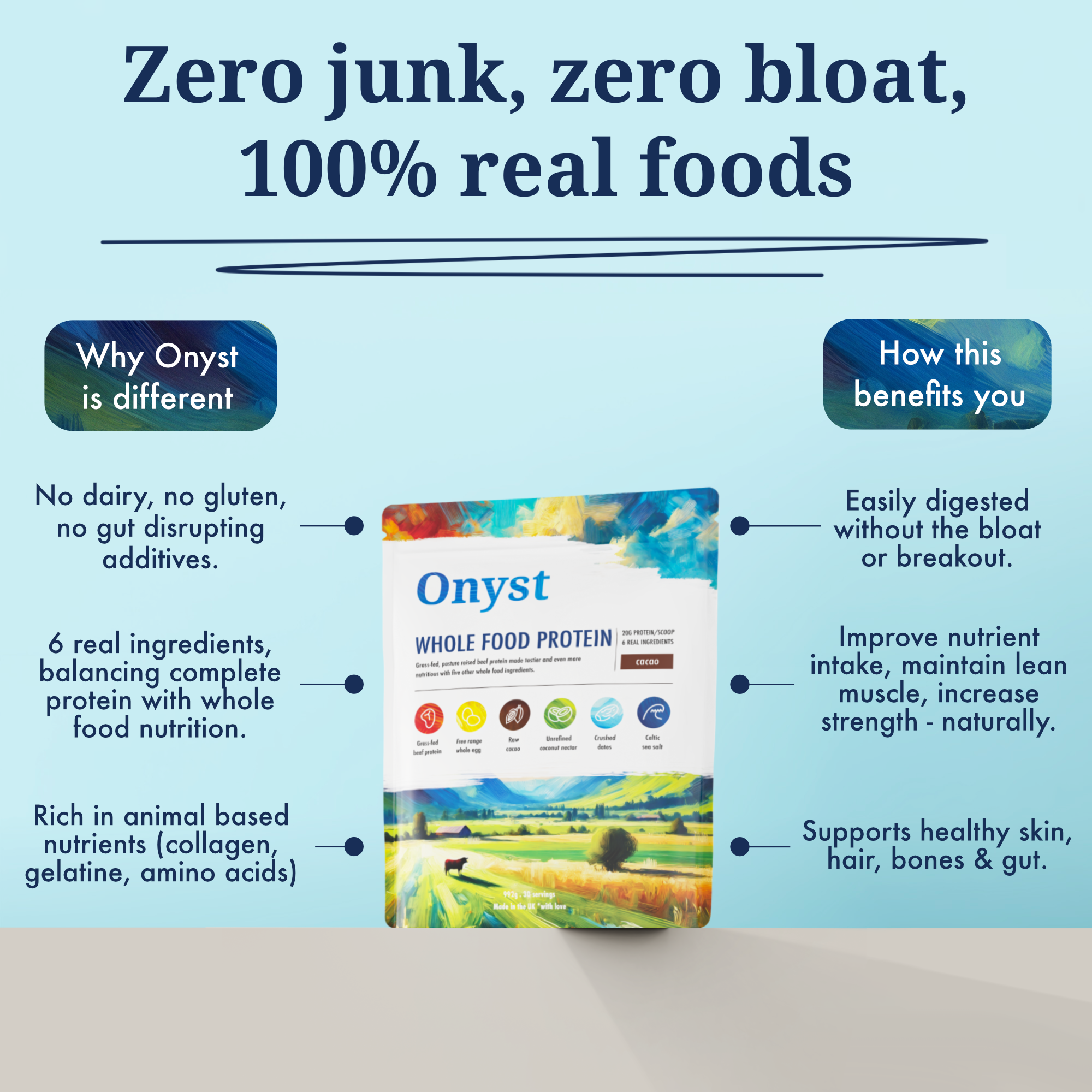 Onyst Whole Food Protein Powder